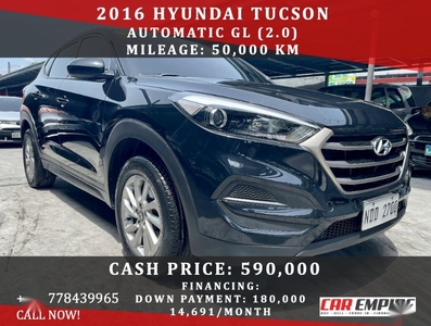 Black Hyundai Tucson 2016 for sale in Las Pinas