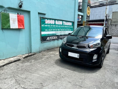 Black Kia Picanto 2016 for sale in Makati