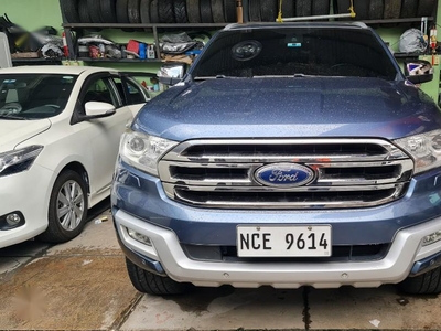 Blue Ford Everest 2016 for sale in Quezon