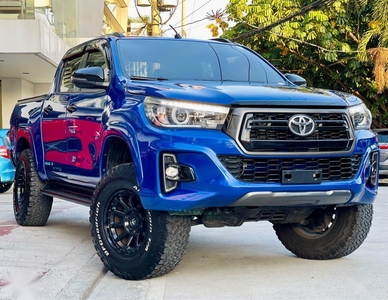 Blue Toyota Hilux 2020 for sale in Automatic