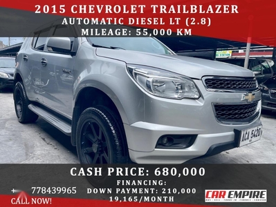 Brightsilver Chevrolet Trailblazer 2014 for sale in Las Pinas