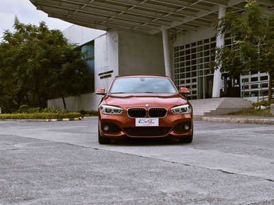 Orange BMW 118I 2018 for sale in Quezon