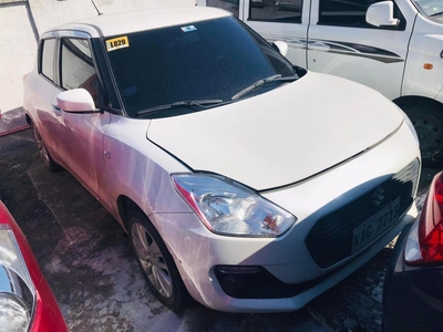 Pearl White Suzuki Swift 2019 for sale in Quezon