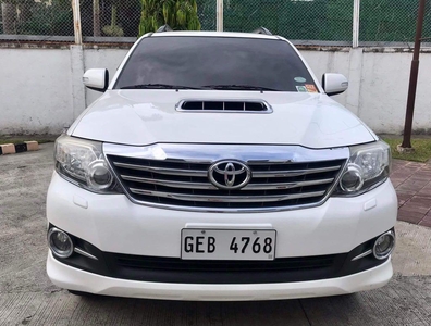 Pearl White Toyota Fortuner 2016 for sale in Manila