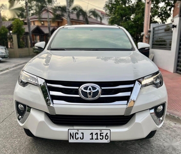 Pearl White Toyota Fortuner 2016 for sale in Quezon