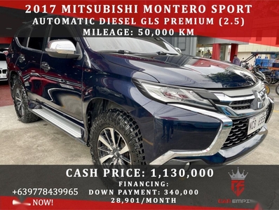 Purple Mitsubishi Montero sport 2017 for sale in Automatic