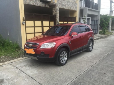 Red Chevrolet Captiva 2009 for sale in Pasig
