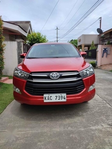 Red Toyota Innova 2018 for sale in Manual
