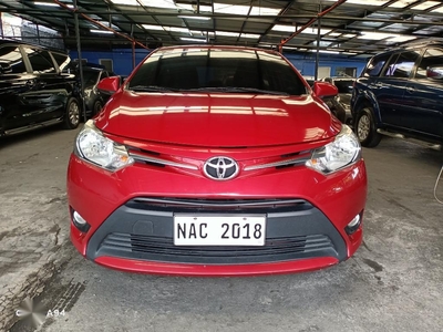 Red Toyota Vios 2017 for sale in Las Piñas