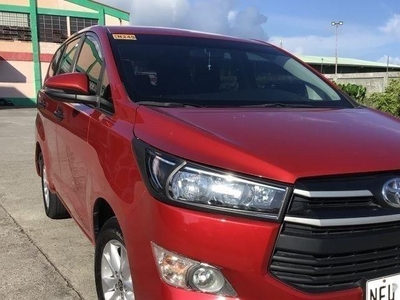 Sell Red 2018 Toyota Innova SUV / MPV at 280000 in Manila