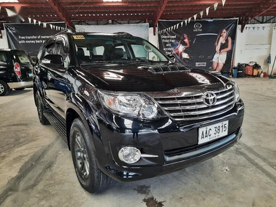 Selling Black Toyota Fortuner 2015 in San Fernando