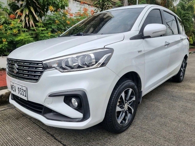 Selling Pearl White Suzuki Ertiga 2020 in Quezon City