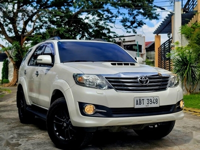 Selling Pearl White Toyota Fortuner 2015 in Caloocan