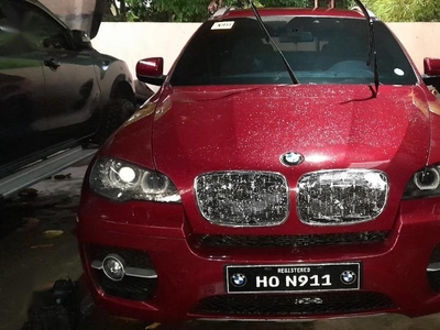 Selling Red BMW X6 2010 in Pasig