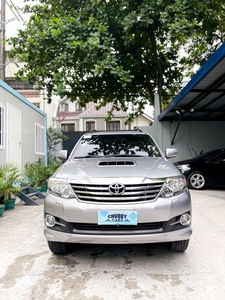 Silver Toyota Fortuner 2015 for sale in Quezon City