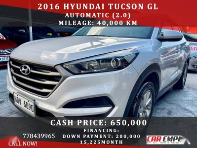White Hyundai Tucson 2016 for sale in Las Piñas