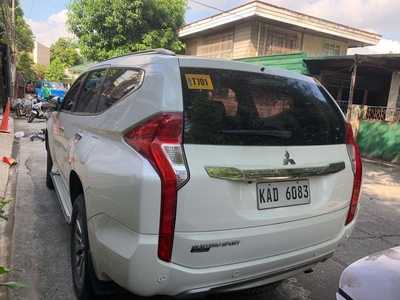 White Mitsubishi Montero Sport 2019 for sale in Quezon