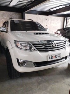 White Toyota Fortuner 2014 for sale in Marikina