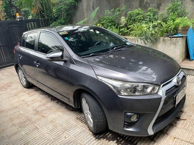 White Toyota Yaris 2014 for sale in Quezon City