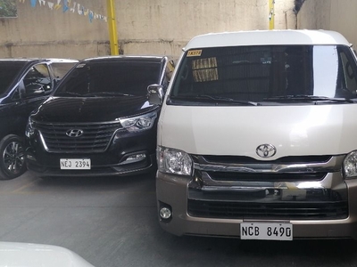 Sell Pearl White 2018 Toyota Hiace in Quezon City