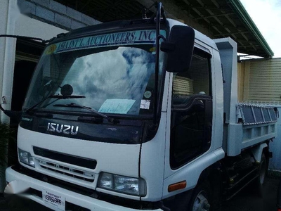 Isuzu Dump Truck Forward White Manual For Sale