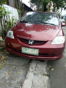 Red Honda City 2004 Automatic for sale