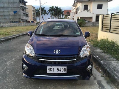 Blue Toyota Wigo 2016 for sale in Cavite