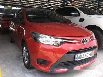 Red Toyota Vios 2016 for sale in Parañaque