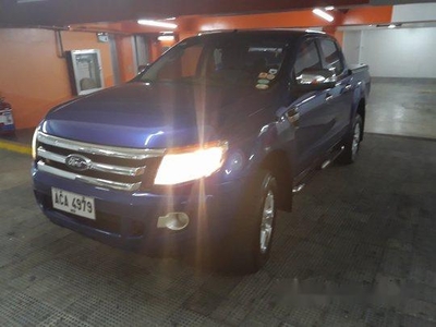 Sell Blue 2014 Ford Ranger Automatic Diesel at 63000 km