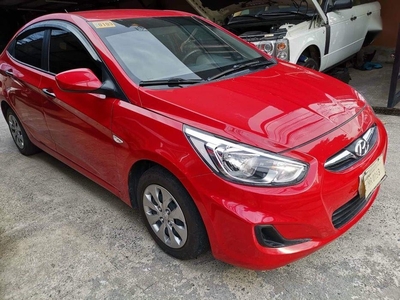 Selling Red Hyundai Accent 2016 Sedan in Parañaque