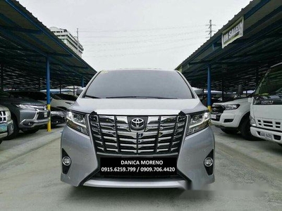 Silver Toyota Alphard 2018 for sale in Parañaque