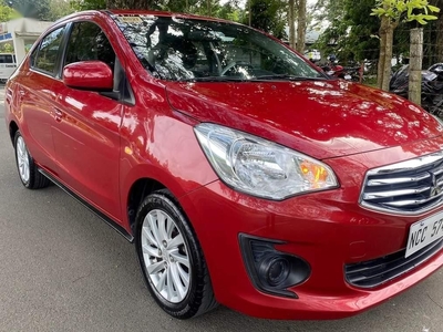 Red Mitsubishi Mirage 2017 for sale in Lucena