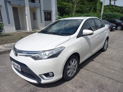 White Toyota Vios 2016 for sale in Lucena