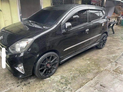 Black Toyota Wigo 2014 for sale in Quezon
