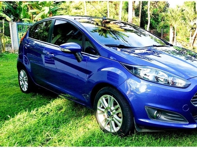 Blue Ford Fiesta 2014 for sale in Automatic