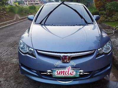 Blue Honda Civic 2007 for sale in Automatic