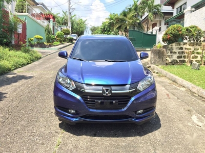 Blue Honda Hr-V 2017 for sale in Quezon City