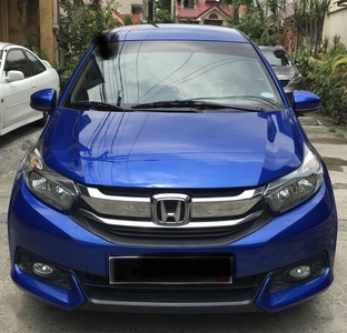 Blue Honda Mobilio 2018 for sale in Manila