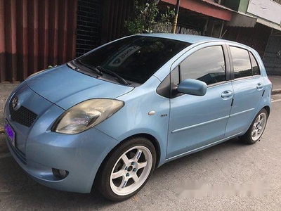 Blue Toyota Yaris 2008 Manual for sale