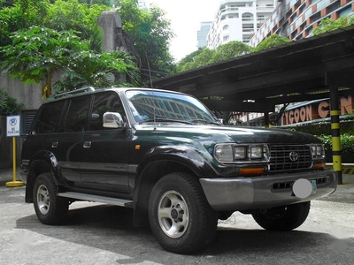 Green Toyota Land Cruiser 1997 for sale in Manila