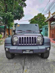 Grey Jeep Wrangler 2017 for sale in Cavite