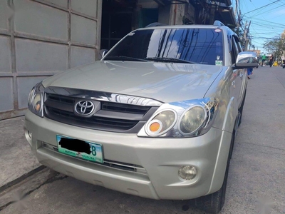 Grey Toyota Fortuner 2008 for sale in Tagaytay