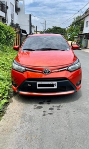 Orange Toyota Vios 2016 for sale in Las Piñas