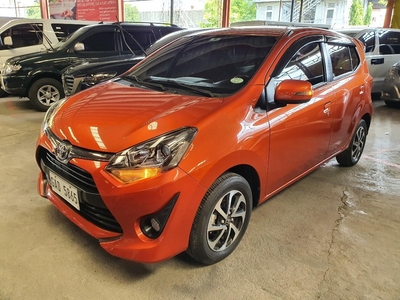 Orange Toyota Wigo 2018 for sale in Quezon City