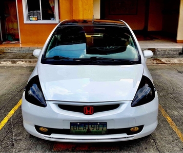Pearl White Honda Jazz for sale in Quezon