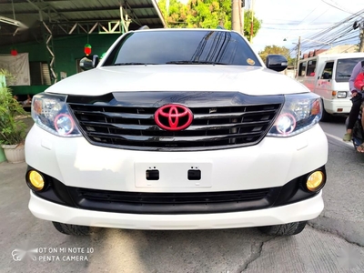 Pearl White Toyota Fortuner 2012 for sale in Imus