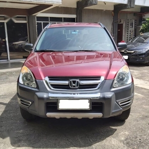 Red Honda CR-V 2003 for sale in Quezon