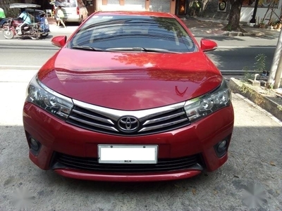 Red Toyota Corolla Altis 2014 for sale in Makati