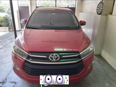 Red Toyota Innova 2017 for sale in Manila