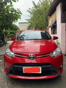 Red Toyota Vios 2015 for sale in Pateros